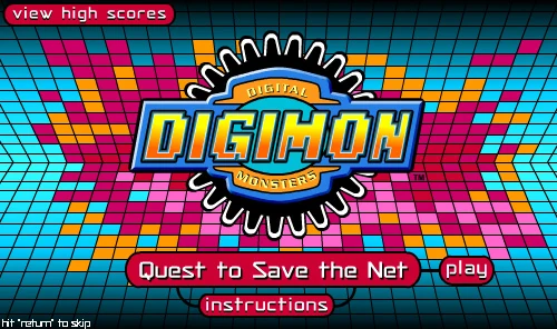 Digimon Quest to Save the Net