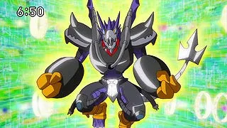 Xros Up Arresterdramon (Metal Tyranomon)